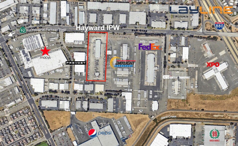 Primary Photo Of 2348 Industrial Pky W, Hayward Truck Terminal For Lease