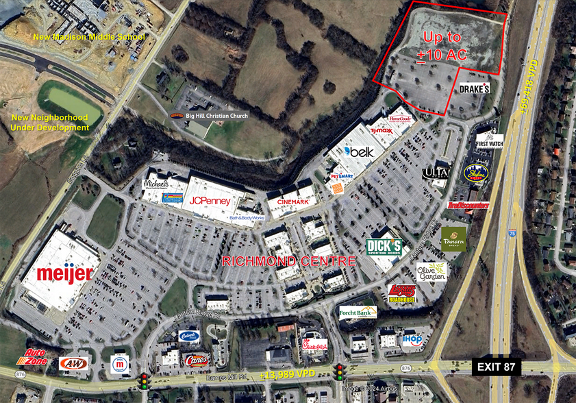 Primary Photo Of Barnes Mill Rd @ I-75, Richmond Land For Sale