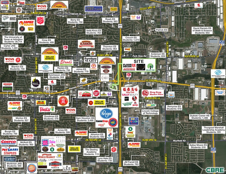 More Photos Of 2520-2540 E Pioneer Pky, Arlington Unknown For Lease