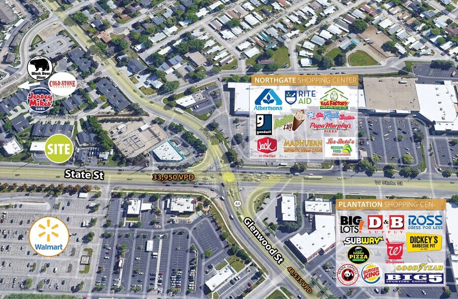 More Photos Of 7470-7476 W State St, Boise Storefront Retail Office For Sale