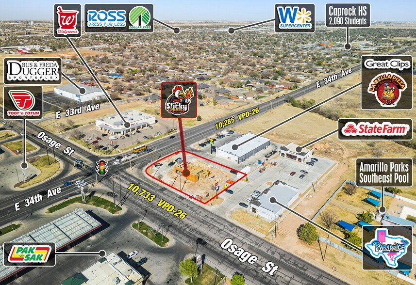 More Photos Of 3401 Osage St, Amarillo General Retail For Sale