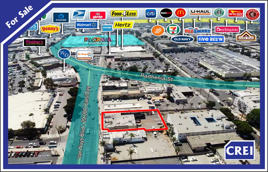 Primary Photo Of 8741-8747 Van Nuys Blvd, Panorama City Land For Sale