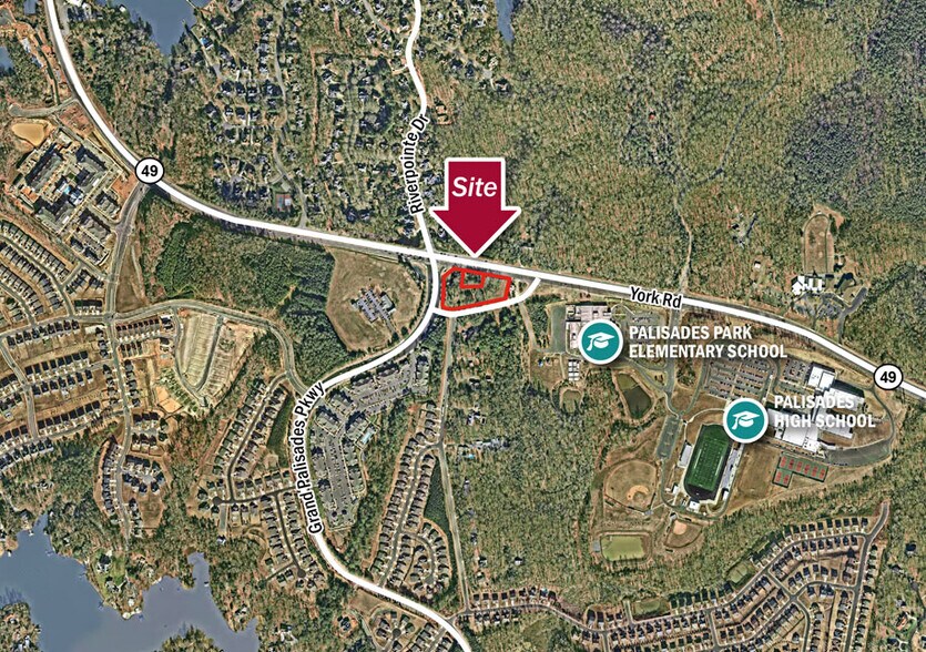 Primary Photo Of 11952 McDowell Forest Dr, Charlotte Land For Lease