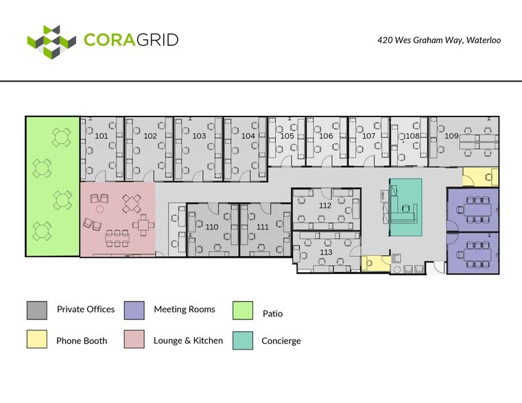 More Photos Of 420 Wes Graham Way, Waterloo Office For Lease