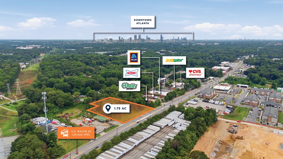 More Photos Of 1561-1565 Moreland Ave, Atlanta Land For Sale