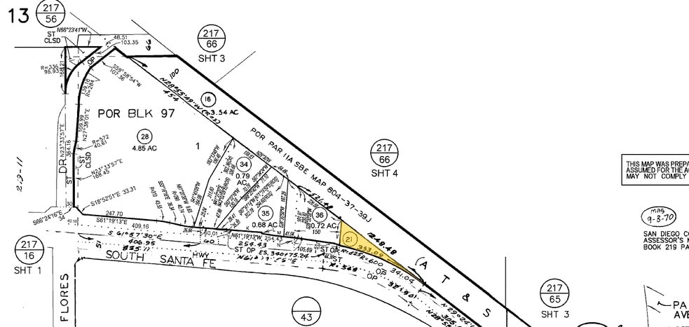 More Photos Of S Santa Fe Ave, San Marcos Land For Sale