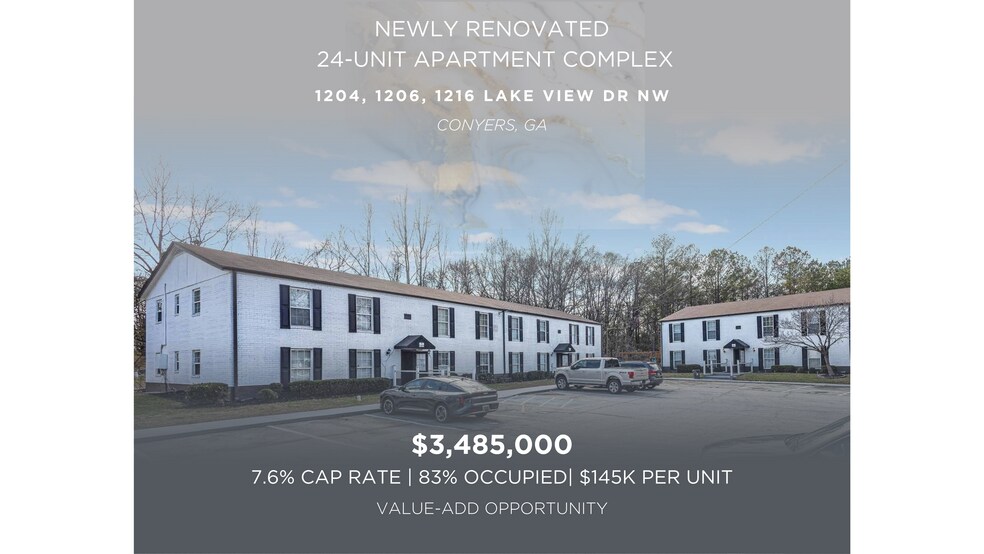 Primary Photo Of 1204-1216 Lakeview Dr NW, Conyers Multifamily For Sale