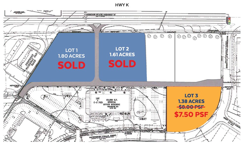 More Photos Of Highway K & Waterbury Dr, O'Fallon Land For Sale