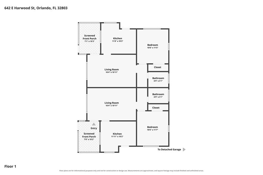 More Photos Of 642 Harwood St, Orlando Apartments For Sale