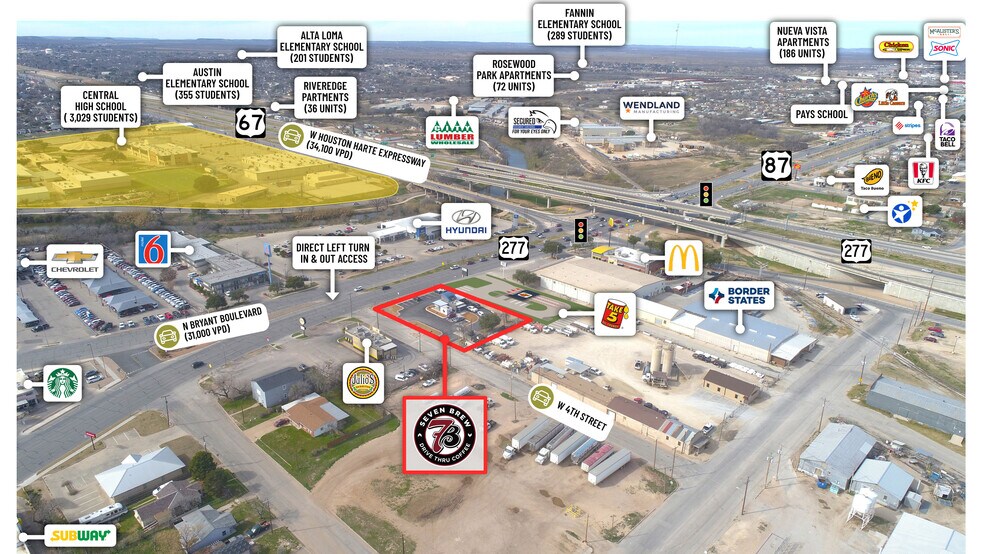 More Photos Of 402 N Bryant Blvd, San Angelo Storefront For Sale