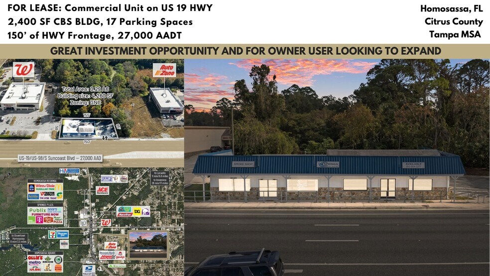 Primary Photo Of 4065 S Suncoast Blvd, Homosassa Storefront Retail Office For Lease