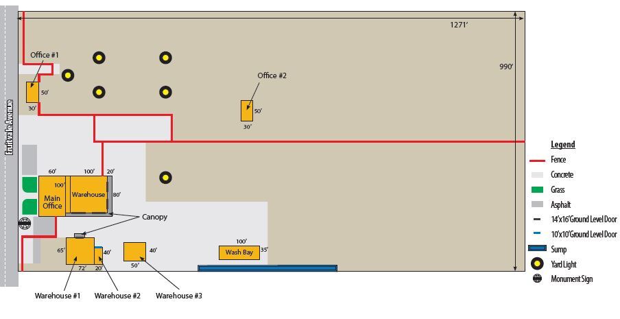 More Photos Of 3500 - 3518 - 3518 Fruitvale Avenue Ave, Bakersfield Manufacturing For Sale