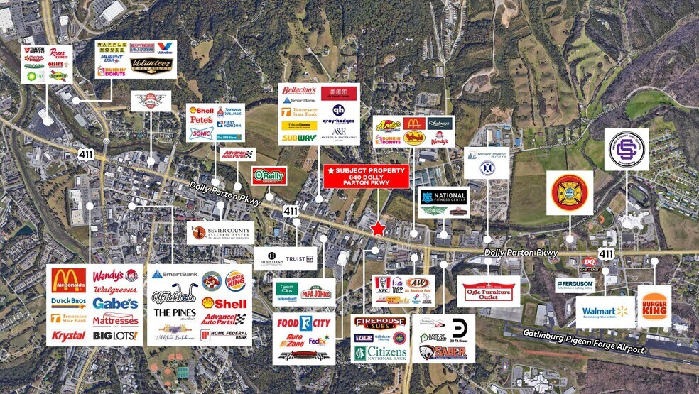 More Photos Of 840 Dolly Parton Pkwy, Sevierville Restaurant For Sale