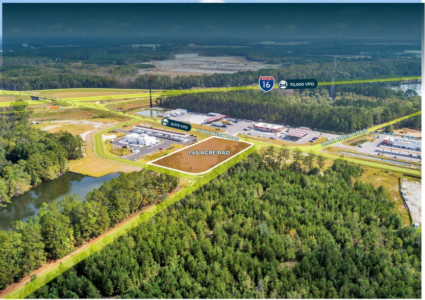 More Photos Of 2905 Little Neck Rd, Bloomingdale Land For Lease