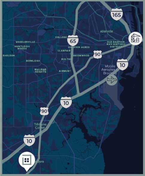 More Photos Of 6030 US Highway 90, Theodore Land For Sale