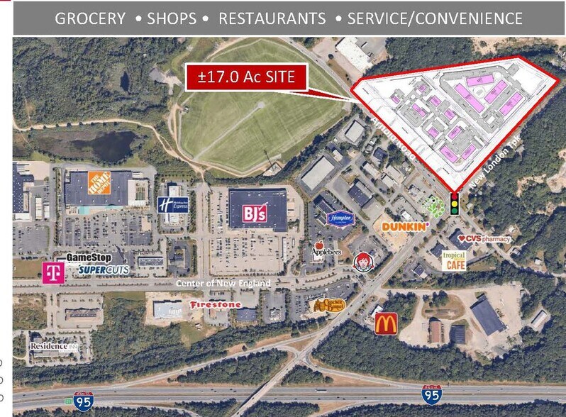 Primary Photo Of Coventry Center, Coventry Land For Lease