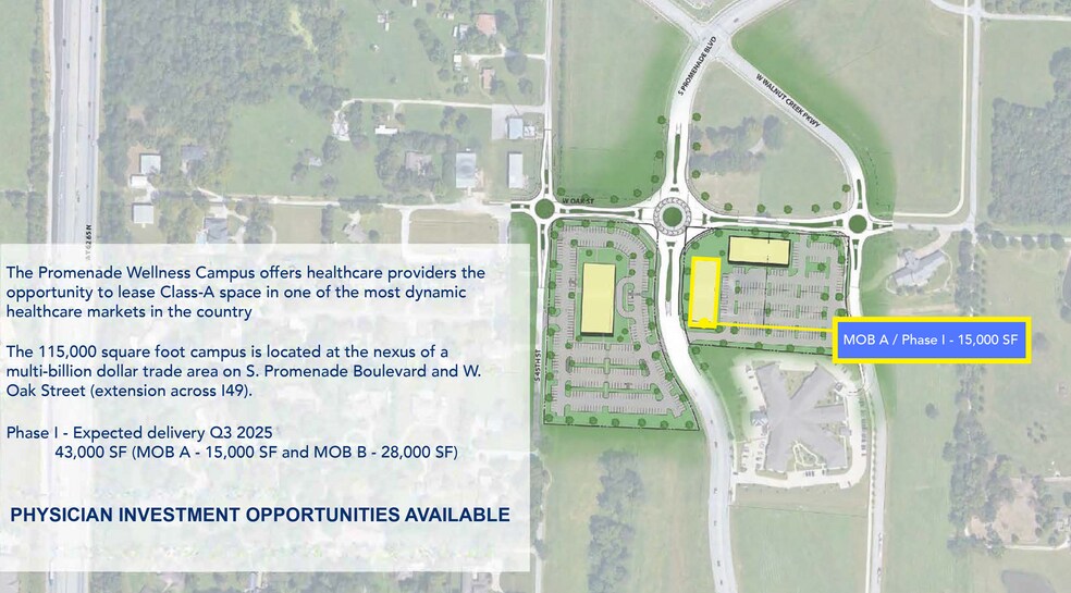 More Photos Of S Promenade Blvd & W Oak St, Rogers Medical For Lease