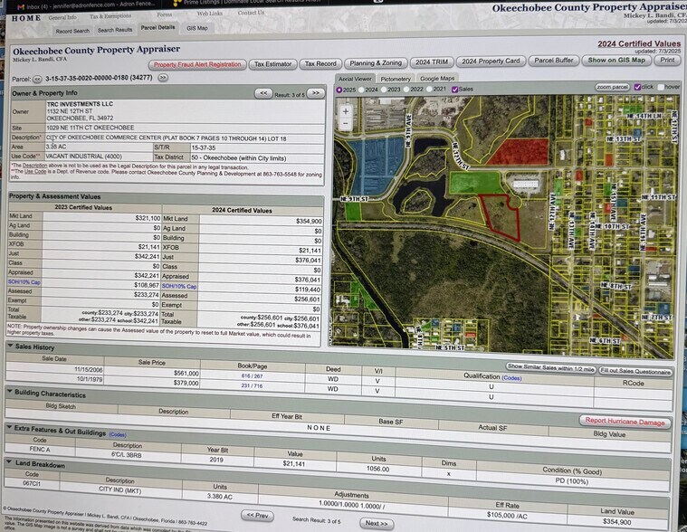 More Photos Of 1132 NE 12th St, Okeechobee Land For Sale