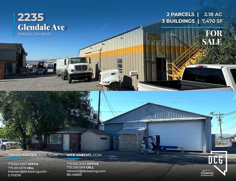 Primary Photo Of 2235 Glendale Ave, Sparks Service For Sale