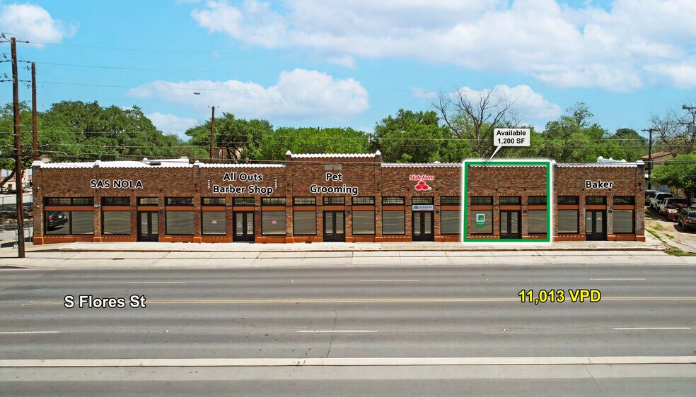 Primary Photo Of 4500-4512 S Flores St, San Antonio Storefront Retail Office For Lease