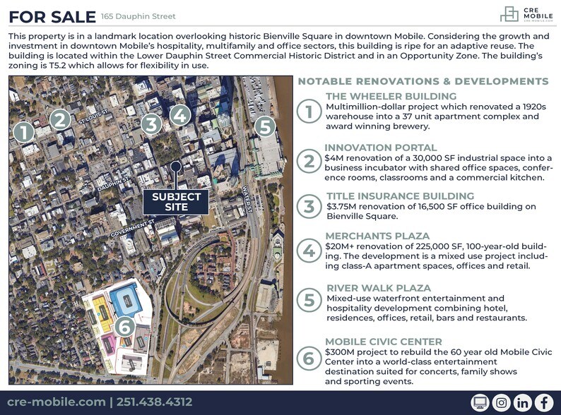 More Photos Of 165 Dauphin St, Mobile General Retail For Sale