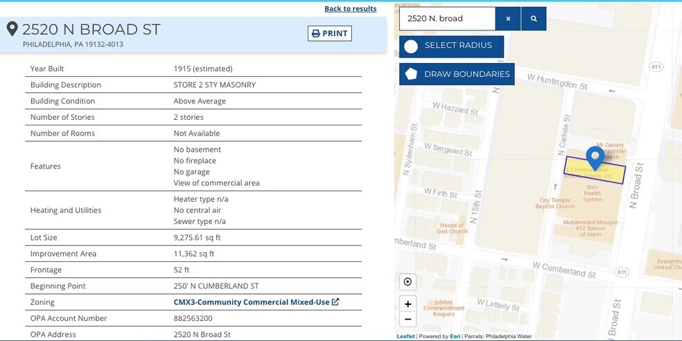 More Photos Of 2520-2522 N Broad St, Philadelphia Showroom For Lease