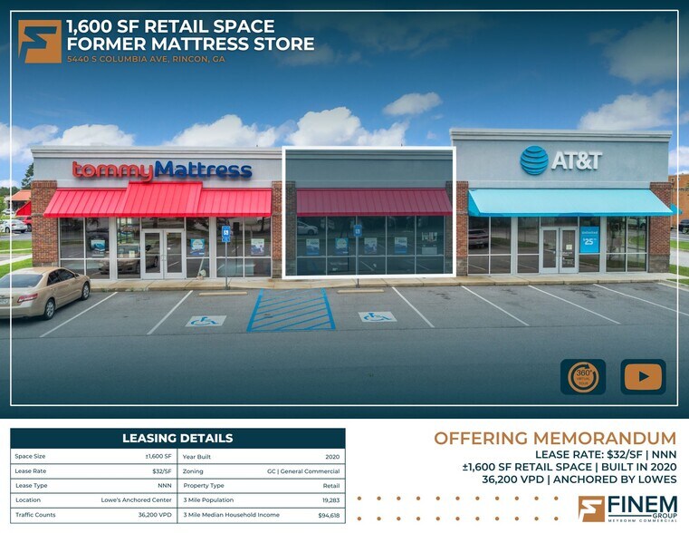 Primary Photo Of 5440 S Columbia Ave S, Rincon Freestanding For Lease
