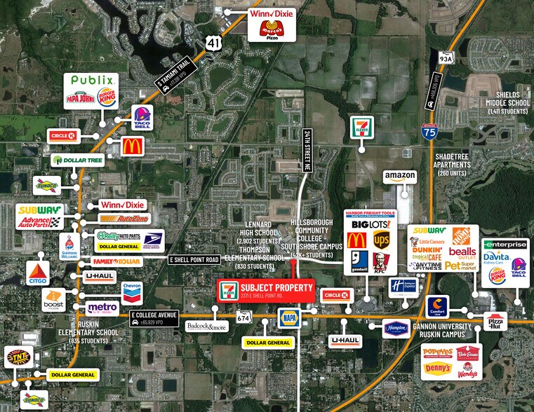 More Photos Of 2371 Shell Point, Ruskin Convenience Store For Sale