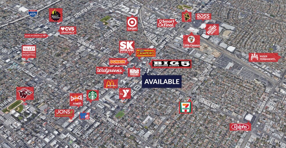 More Photos Of 14445 Sherman Way, Van Nuys Restaurant For Lease