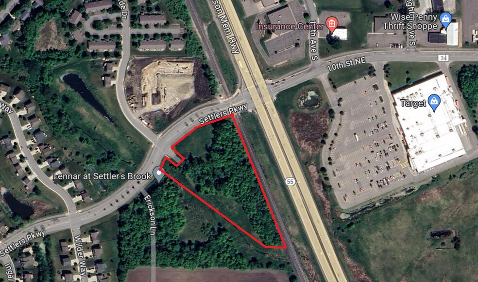 More Photos Of SW Corner Hwy 55 & Settlers Pkwy, Buffalo Land For Sale