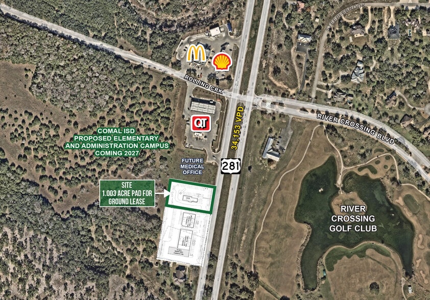 Primary Photo Of HWY. 281 & Rolling Creek, Spring Branch Land For Lease