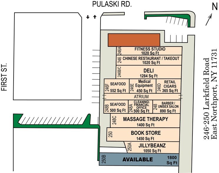More Photos Of 246-250 Larkfield Rd, East Northport Storefront For Lease
