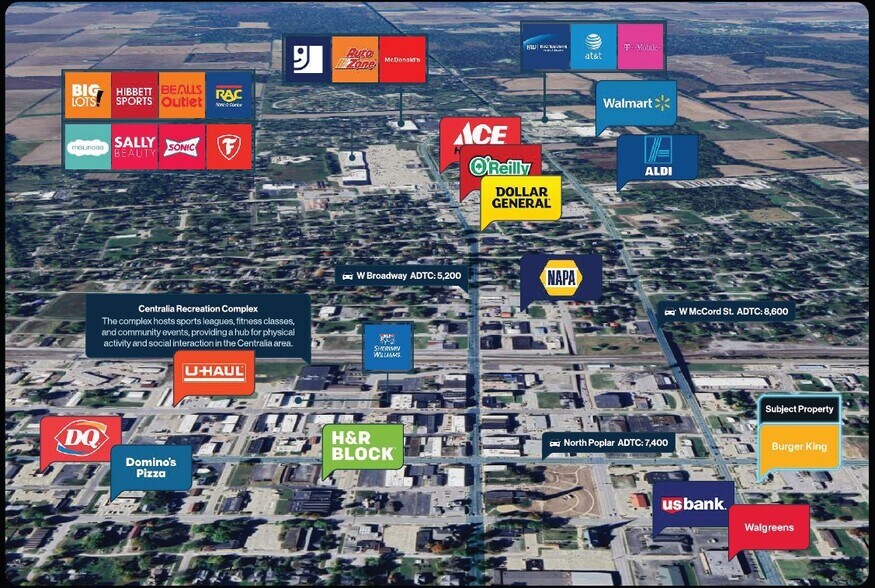 More Photos Of 311 N Poplar St, Centralia Fast Food For Sale