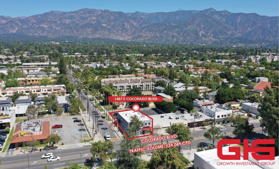 More Photos Of 1487-1491 E Colorado Blvd, Pasadena Storefront Retail Office For Lease
