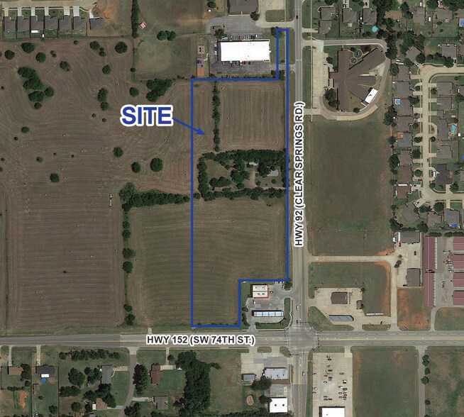 Primary Photo Of Hwy 152 & Hwy 92, Mustang Land For Sale