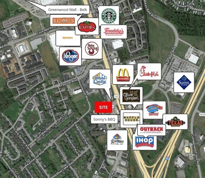 More Photos Of 133 Three Springs Rd, Bowling Green Restaurant For Lease