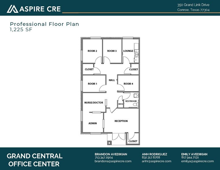 More Photos Of 350 Grand Link Dr, Conroe Office For Sale