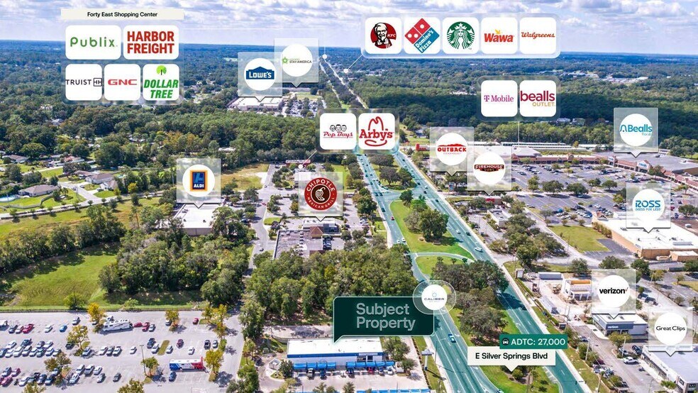 More Photos Of 4956 E Silver Springs Blvd, Ocala Freestanding For Sale