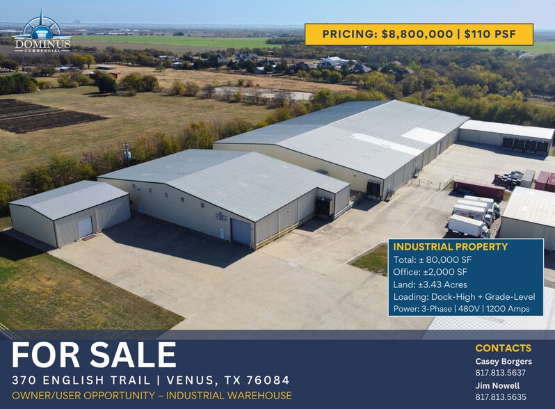 More Photos Of 370 English Trl, Venus Warehouse For Sale