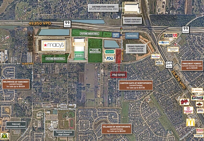 More Photos Of SWQ Hwy 249 & Grand Parkway, Tomball Land For Sale