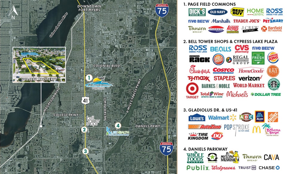 More Photos Of 13309 & 13331 McGregor Blvd, Fort Myers Land For Sale