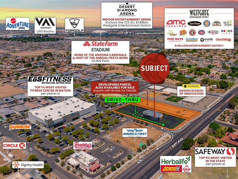 More Photos Of 5110 N 83rd Ave, Glendale Fast Food For Sale