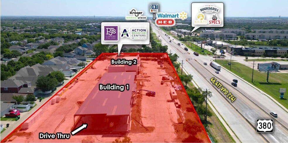 More Photos Of NWC Gardenia Blvd & US-380, Aubrey Unknown For Lease
