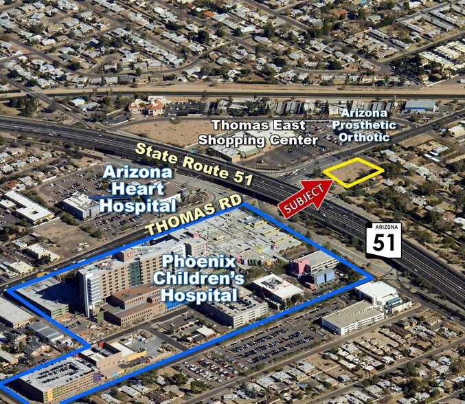 Primary Photo Of 2033 E Thomas Rd, Phoenix Land For Sale