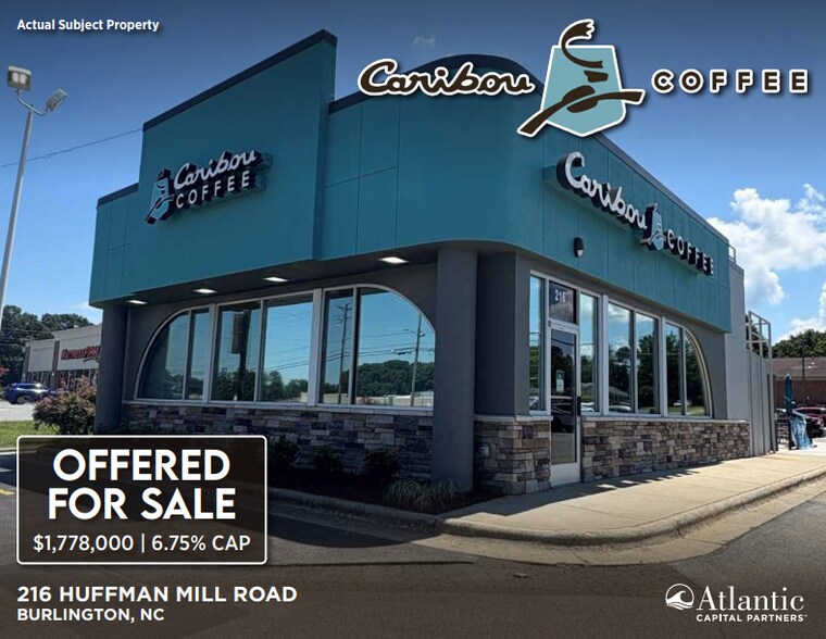 Primary Photo Of 216 Hufman mill Rd, Burlington Fast Food For Sale