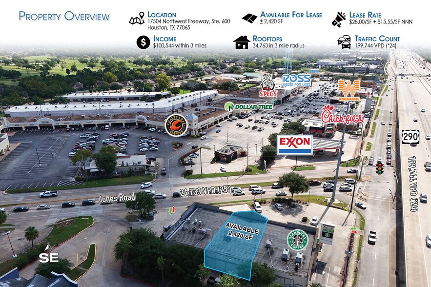 More Photos Of 17504 Northwest Fwy, Jersey Village Freestanding For Lease