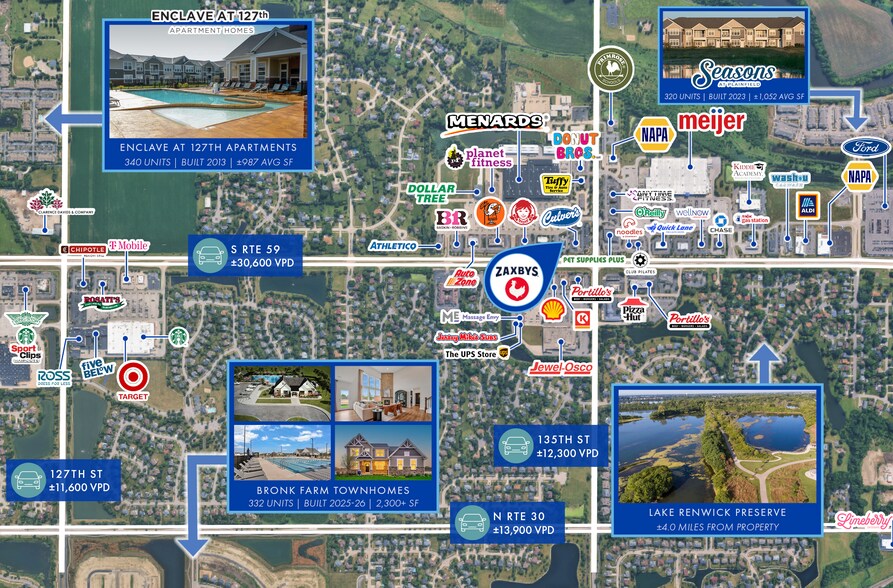 More Photos Of 13429 S Route 59, Plainfield Fast Food For Sale