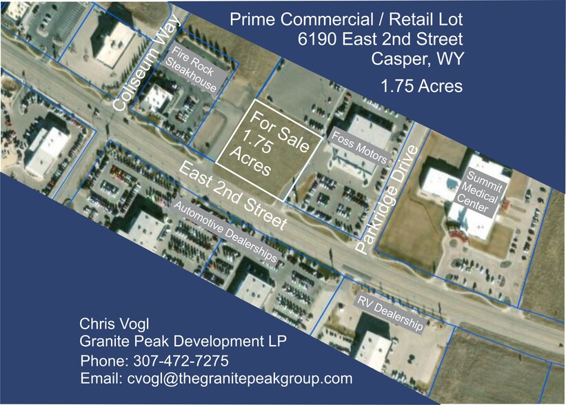 Primary Photo Of E 2nd St, Casper Land For Sale