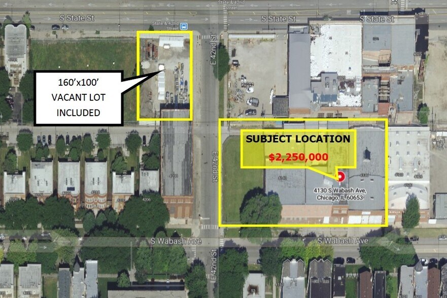 Primary Photo Of 4130-4150 S Wabash Ave, Chicago Manufacturing For Lease