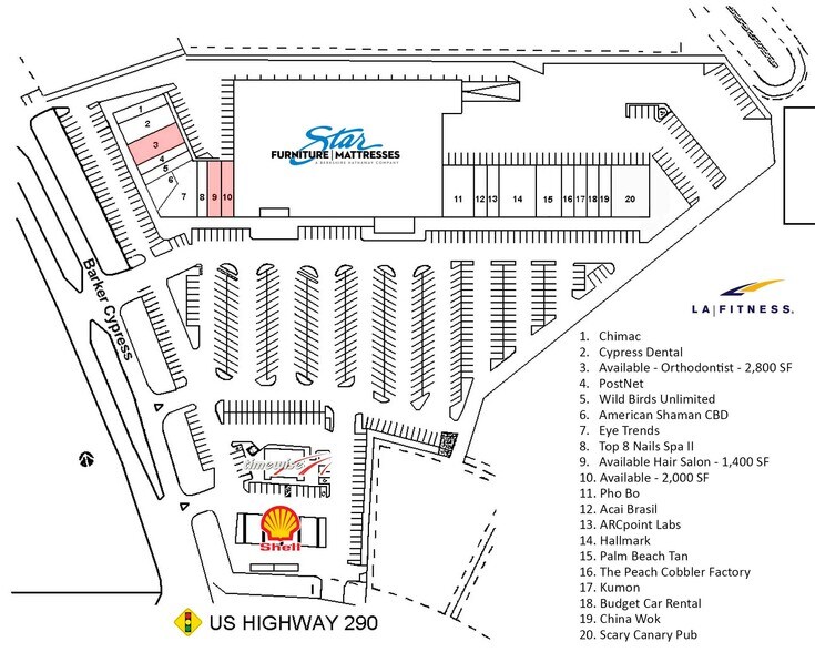 More Photos Of 12312-12320 Barker Cypress Rd, Cypress Storefront For Lease